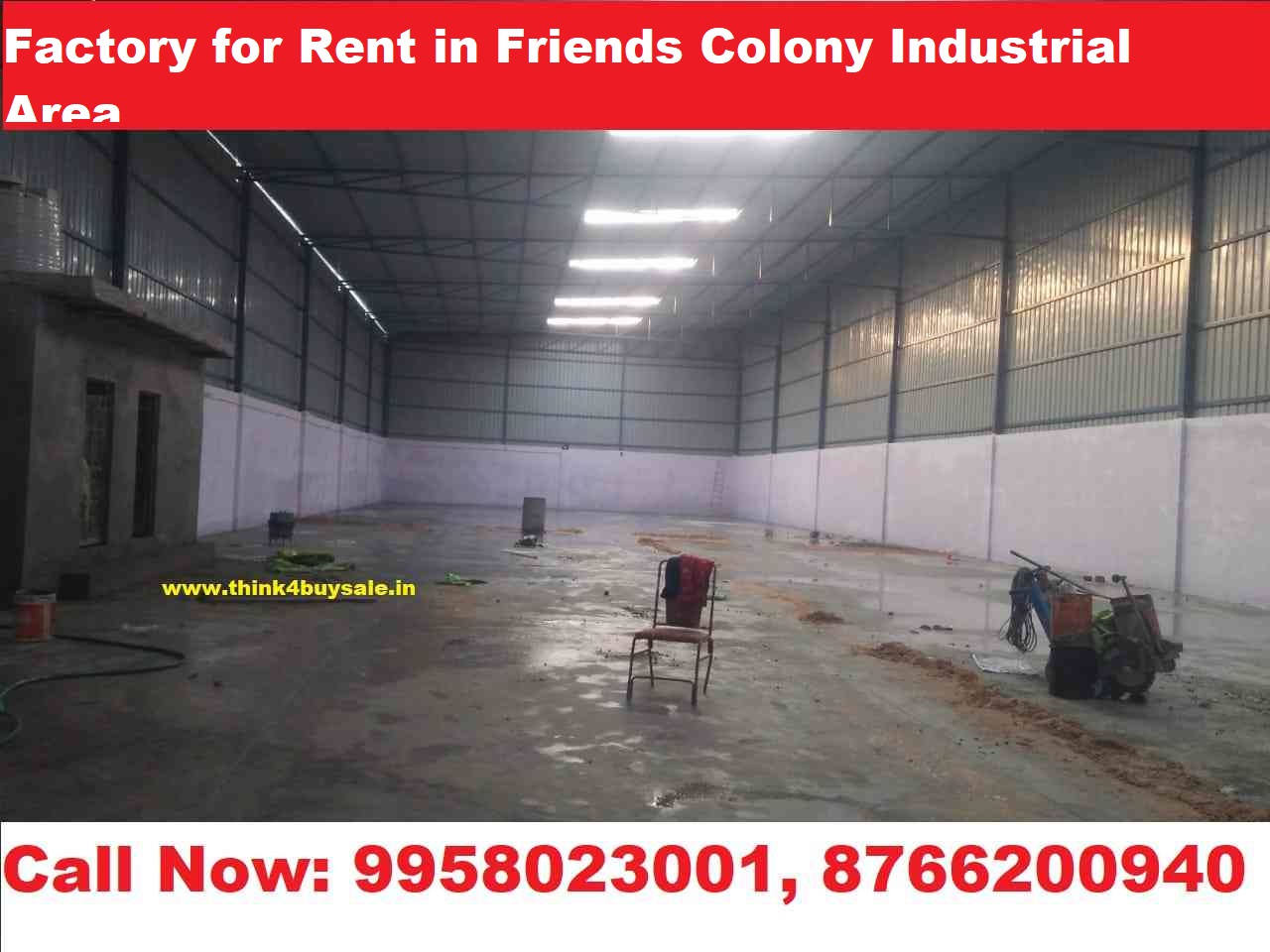 Factory for Rent in Friends Colony Industrial Area